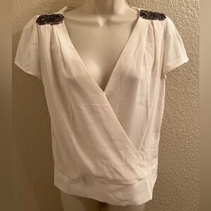 NWOT Maje 100% silk top Sz.1